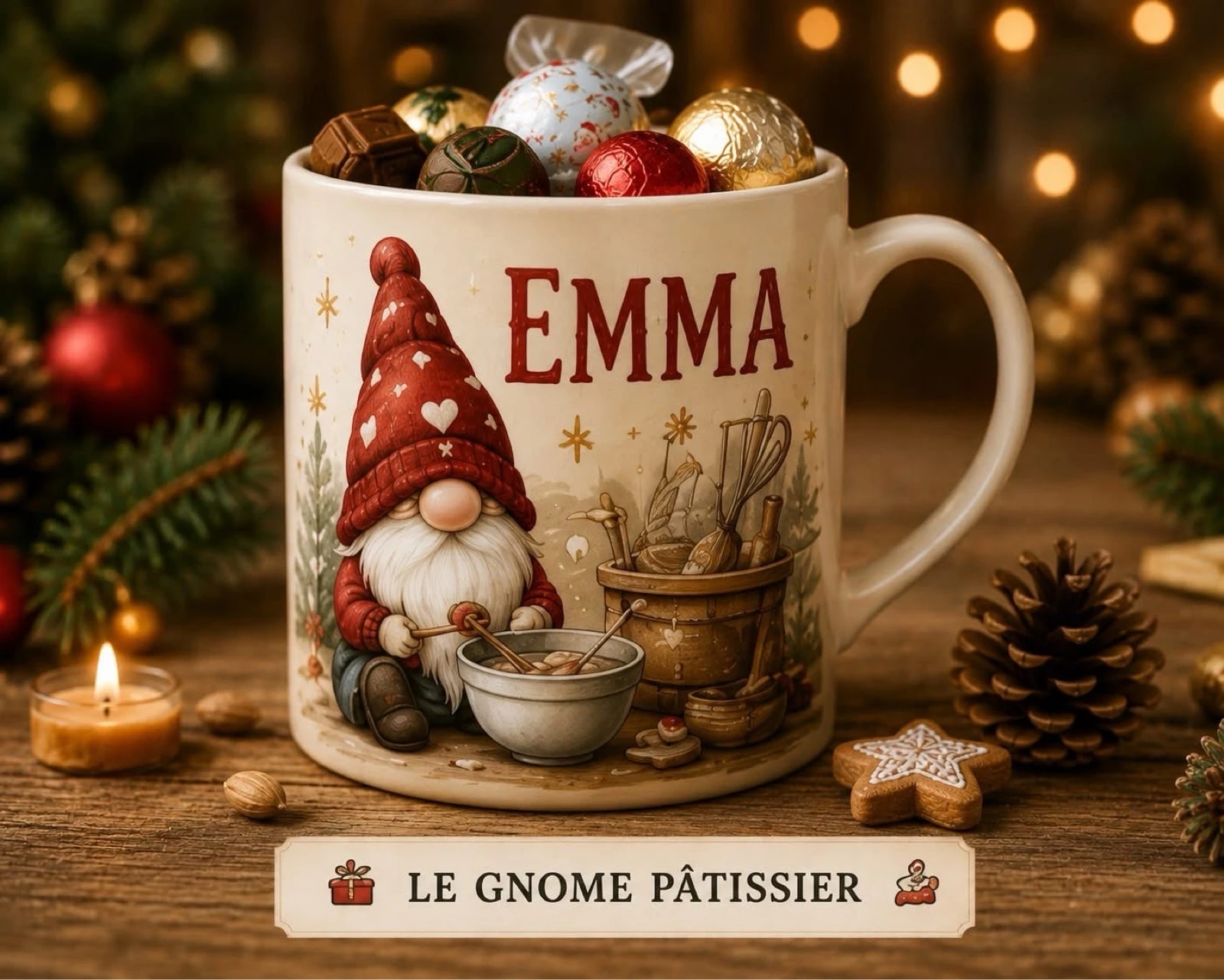 Kerstmokken met naam van het merk Place de Noël – photo 8